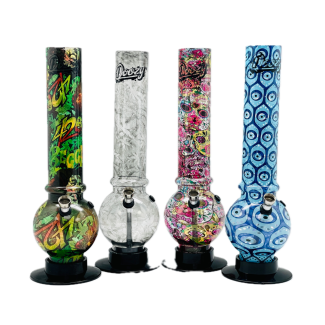 DOOZY 12'' DOOZY ACRYLIC WATER PIPE-205