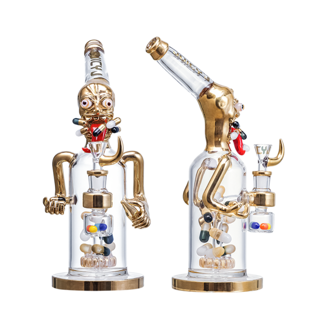 JUICY J 12'' GREMLIN PILL POPPER BONG-JJ301