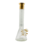 JUICY J 16'' JUICY J GOLD GEOMETRIC FLOW BEAKER BONG-JJ244