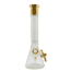 JUICY J 16'' JUICY J GOLD GEOMETRIC FLOW BEAKER BONG-JJ244