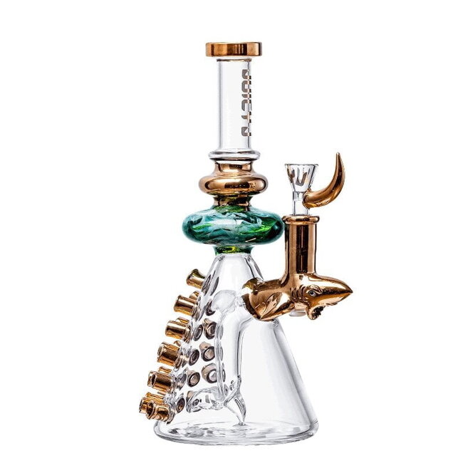 JUICY J 11'' JUICY J MIDAS THE GOLDEN  SHARK BONG-JJ273