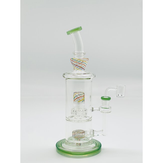 11'' DOUBLE CHAMBER PERCOLATOR DAB RIG