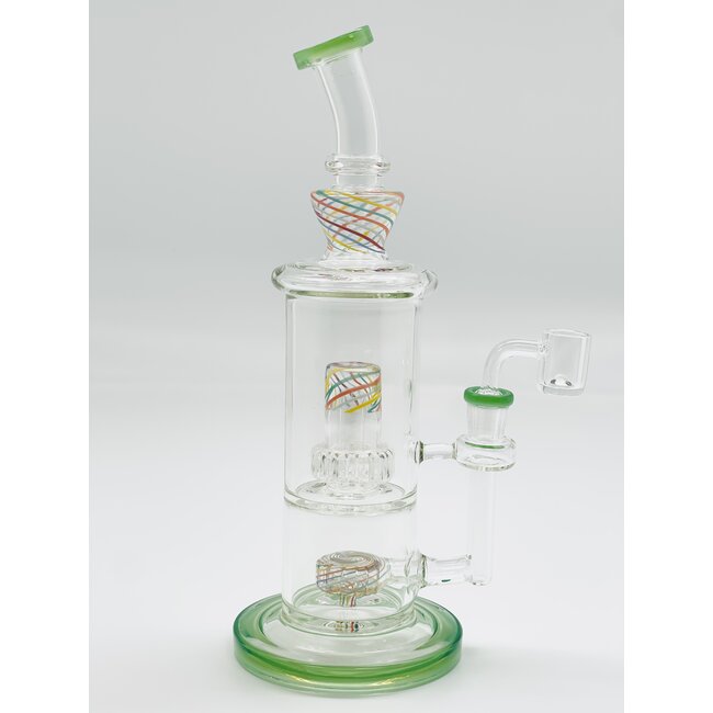 11'' DOUBLE CHAMBER PERCOLATOR DAB RIG