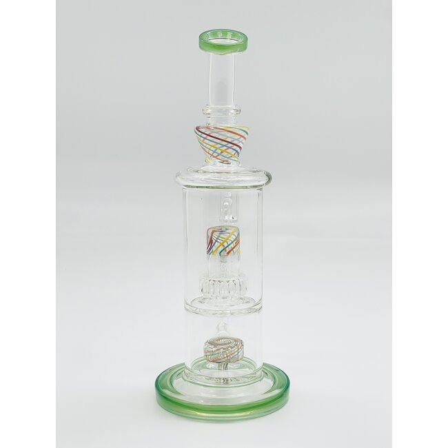 11'' DOUBLE CHAMBER PERCOLATOR DAB RIG