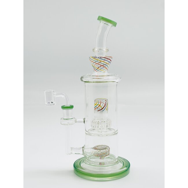 11'' DOUBLE CHAMBER PERCOLATOR DAB RIG