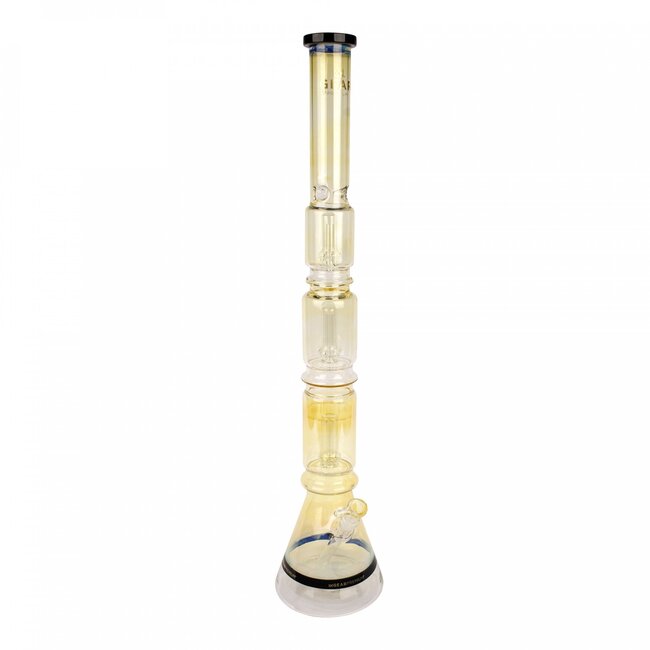 GEAR PREMIUM 32'' TALL TUXEDO COLOUR CHANGE SULTAN BEAKER BONG W/BLACK ACCEN-G557CC