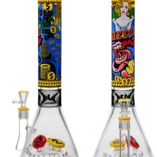 CHEECH GLASS 15'' CASH OUT BEAKER BONG-CHE-376