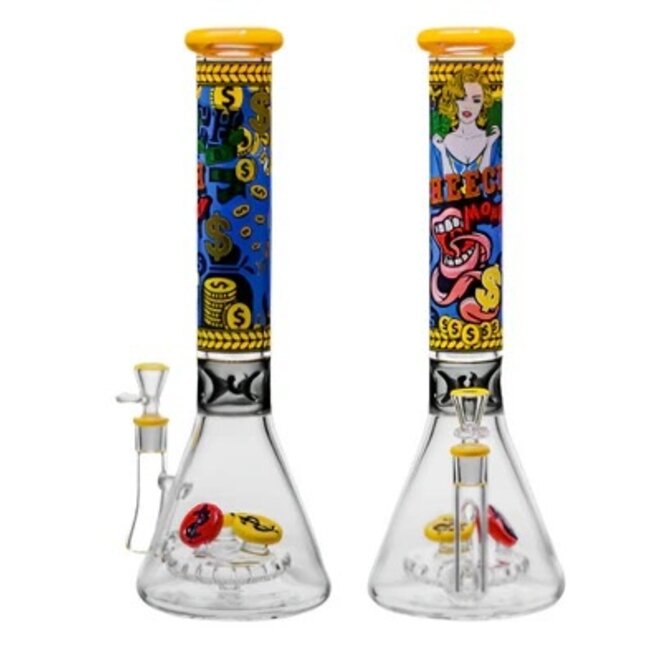 CHEECH GLASS 15'' CASH OUT BEAKER BONG-CHE-376