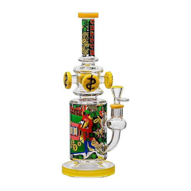CHEECH GLASS 13'' LETS GAMBLE WITH CHEECH BONG-CHE-369
