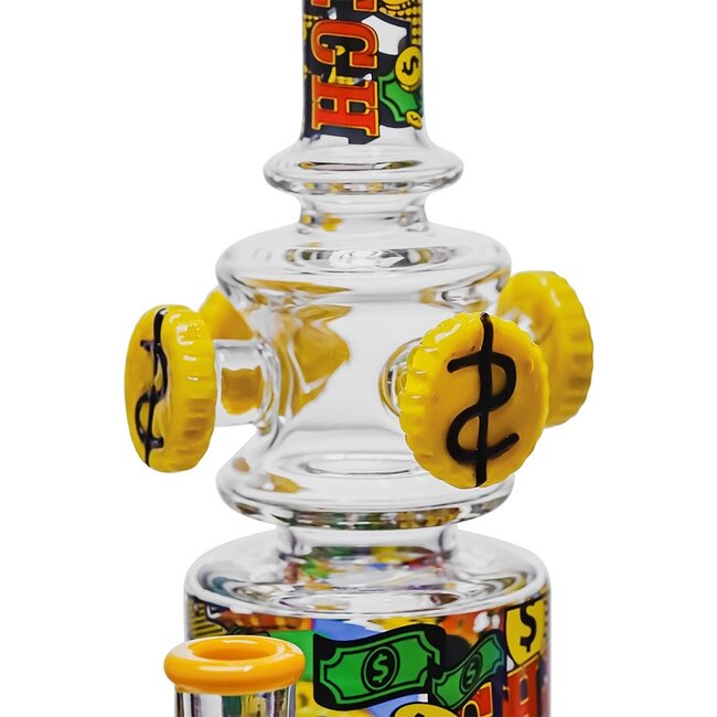 CHEECH GLASS 13'' LETS GAMBLE WITH CHEECH BONG-CHE-369