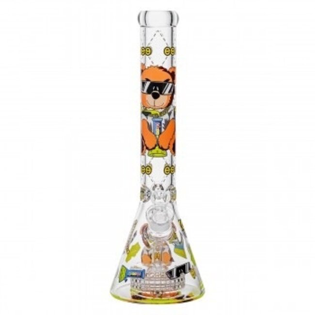 CHEECH GLASS 16'' HI BEAR BEAKER BONG-CH-297