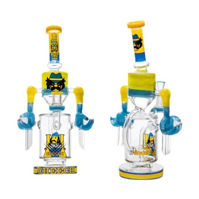 CHEECH GLASS 13.5'' MASKED CHEECH TOKER TUBE-CHE-364