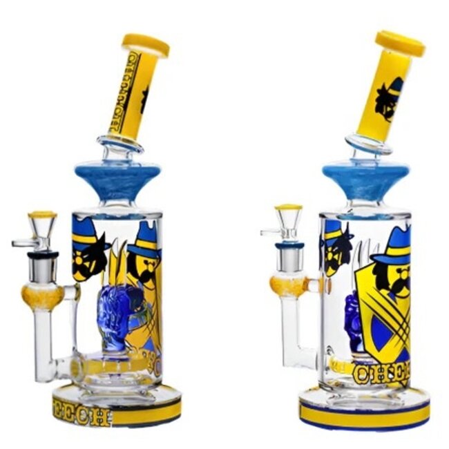 CHEECH GLASS 12'' CHEECH CLASSIC HIGH TIME TUBE YELLOW -CHE-359
