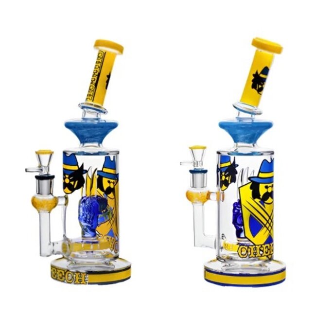CHEECH GLASS 12'' CHEECH CLASSIC HIGH TIME TUBE YELLOW -CHE-359