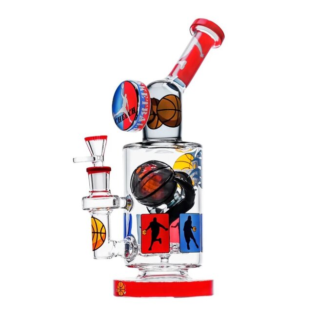 CHEECH GLASS 12'' DUNKED OUT DRIP WATER PIPE-CHE-360