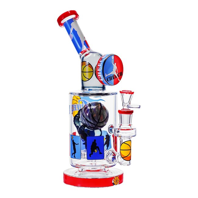 CHEECH GLASS 12'' DUNKED OUT DRIP WATER PIPE-CHE-360