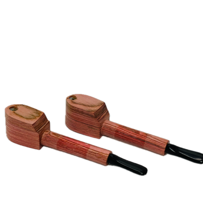 4.5'' SWIVEL LID EXOTIC WOOD PIPE