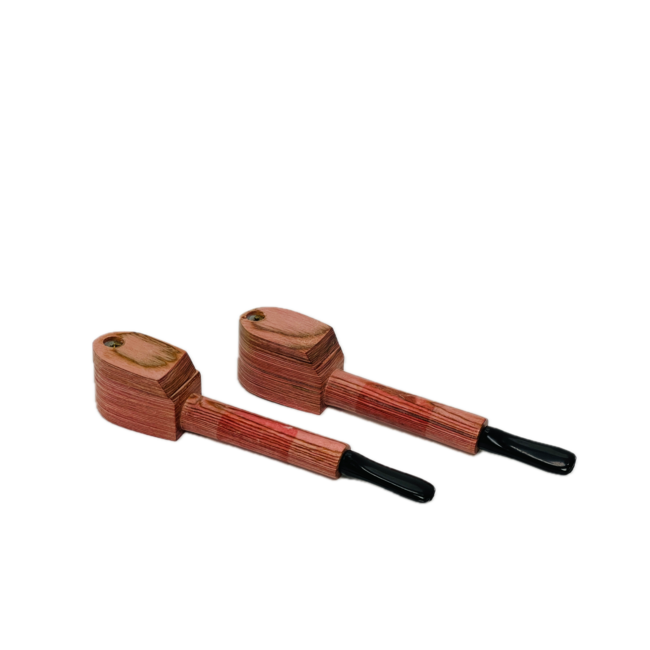 4.5'' SWIVEL LID EXOTIC WOOD PIPE