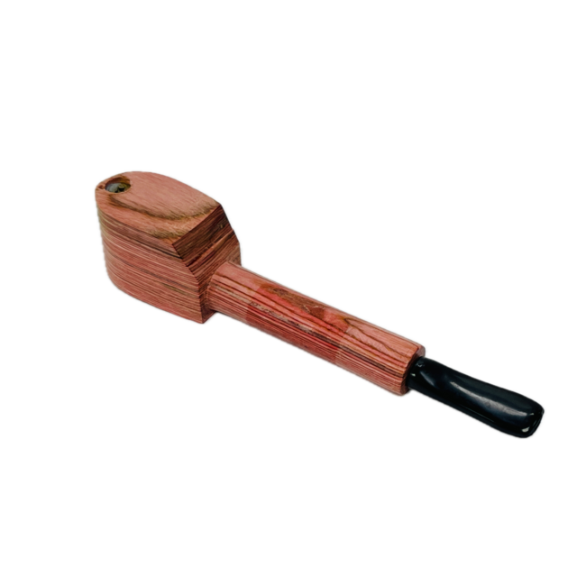 4.5'' SWIVEL LID EXOTIC WOOD PIPE