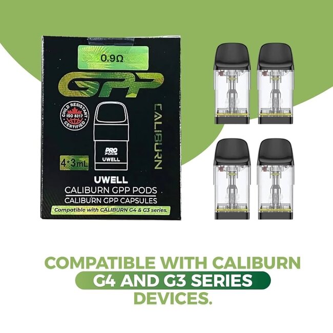 UWELL UWELL CALIBURN GPP REFILLABLE POD( 4 PCS)