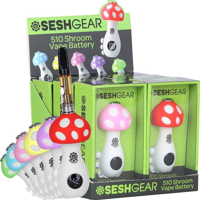 SESHGEAR SESHGEAR MUSHROOM 510 VAPE BATTERY-V1170