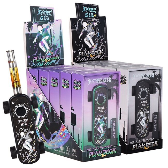 EXTRE EXTRE 510 PLAY DECK SKATEBOARD VAPE BATTERY-V1217 EXTRE EXTRE 510 PLAY DECK SKATEBOARD VAPE BATTERY-V1217