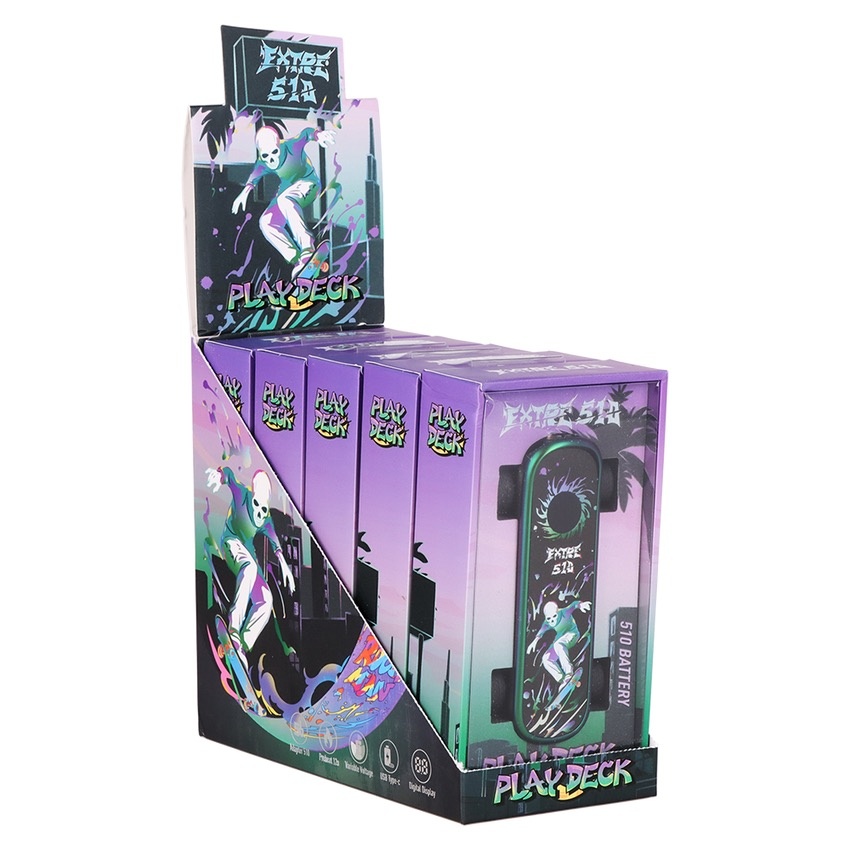 EXTRE 510 PLAY DECK SKATEBOARD VAPE BATTERY-V1217