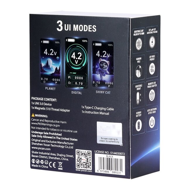 YOCAN YOCAN UNI 3.0 UNIVERSAL BOX MOD-V1169