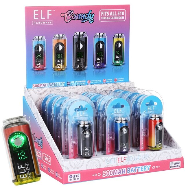 ELF HARDWARE ELF CANNDY 510 VAPE BATTERY-V1001