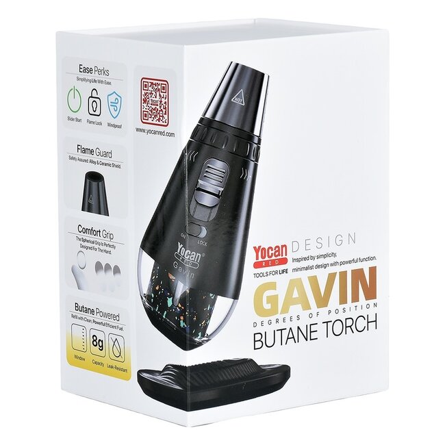 YOCAN YOCAN RED GAVIN SINGLE JET TORCH LIGHTER-LT720SI