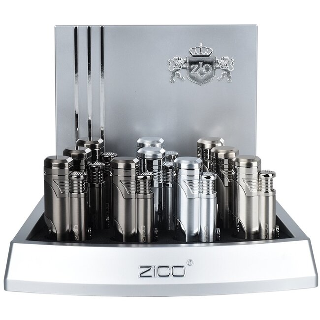 ZICO DUAL FLAME FLIP TOP TORCH  LIGHTER-HZ349