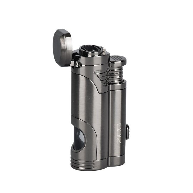 ZICO DUAL FLAME FLIP TOP TORCH  LIGHTER-HZ349