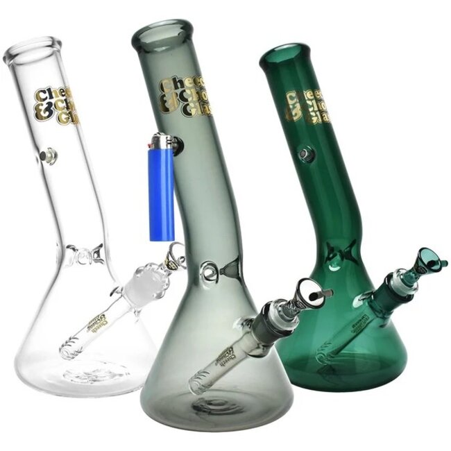 CHEECH & CHONG CHEECH & CHONG GLASS 12" TALL  BASKETBALL JONES CHILLAX STYLE TUBE-CC110