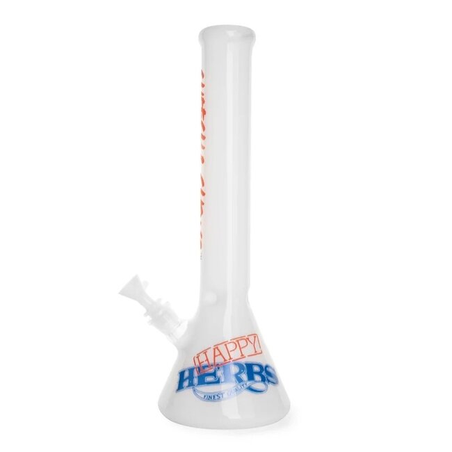 CHEECH & CHONG CHEECH & CHONG 15"  NICE DREAM BEAKER BASE WATER PIPE-CC149 WHITE