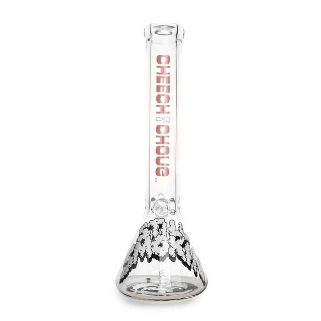 CHEECH & CHONG CHEECH & CHONG GLASS 15" 7MM THICK STILL SMOKIN BEAKER BASE WATER PIPE-CC151C