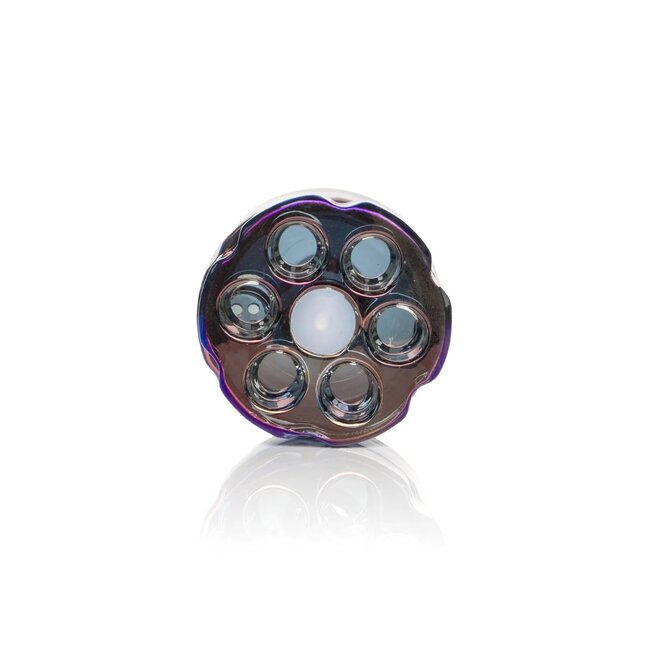 RED EYE TEK RED EYE TEK 19'' TAL 7MM THICK METALLIC TERMINATOR FINISH REVOLUTION DUAL CHAMBER BELL BASE-K3152