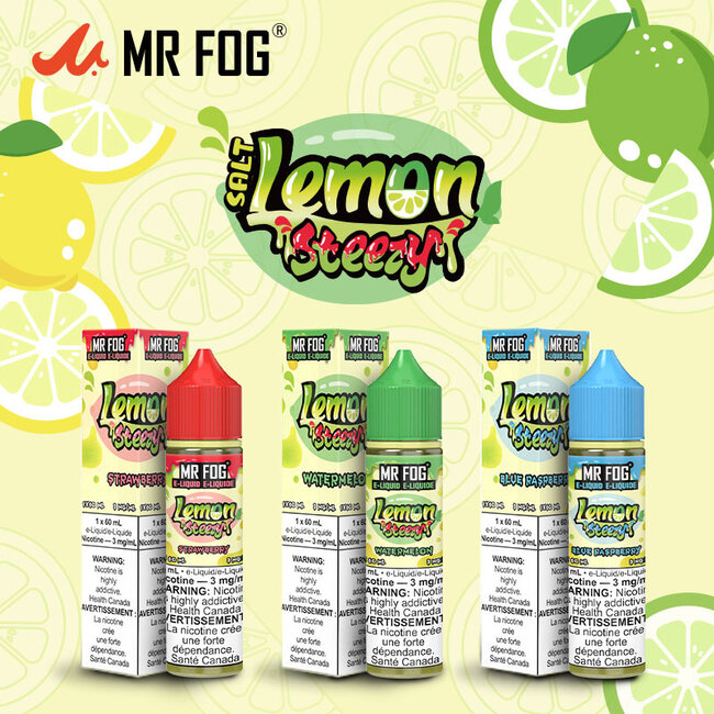 MR FOG LEMON STEEZY MR FOG JUICE LEMON STEEZY SALT NIC