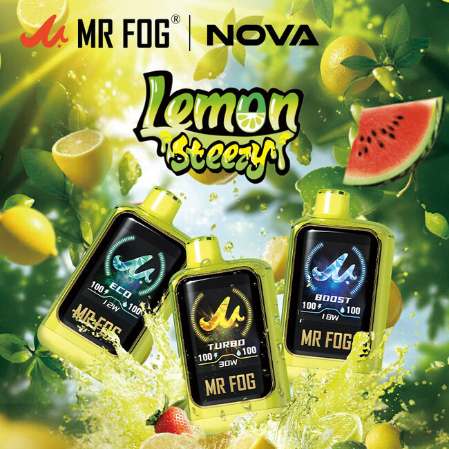 MR FOG NOVA MR FOG  NOVA LEMON STEEZY 36K DISPOSABLE