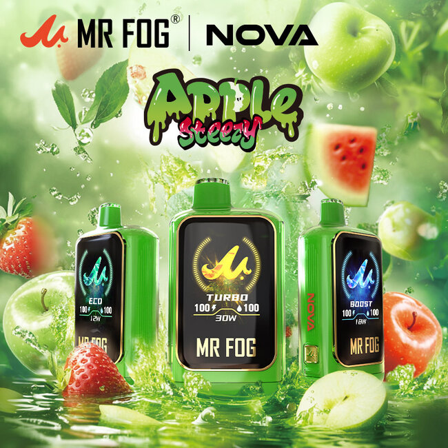 MR FOG NOVA MR FOG NOVA  APPLE STEEZY 36K DISPOSABLE