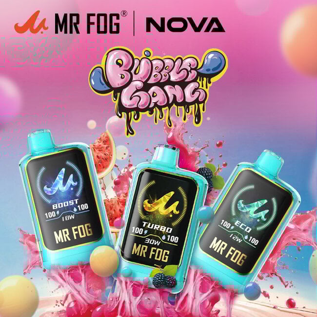 MR FOG MR FOG NOVA BUBBLE GANG  36K DISPOSABLE