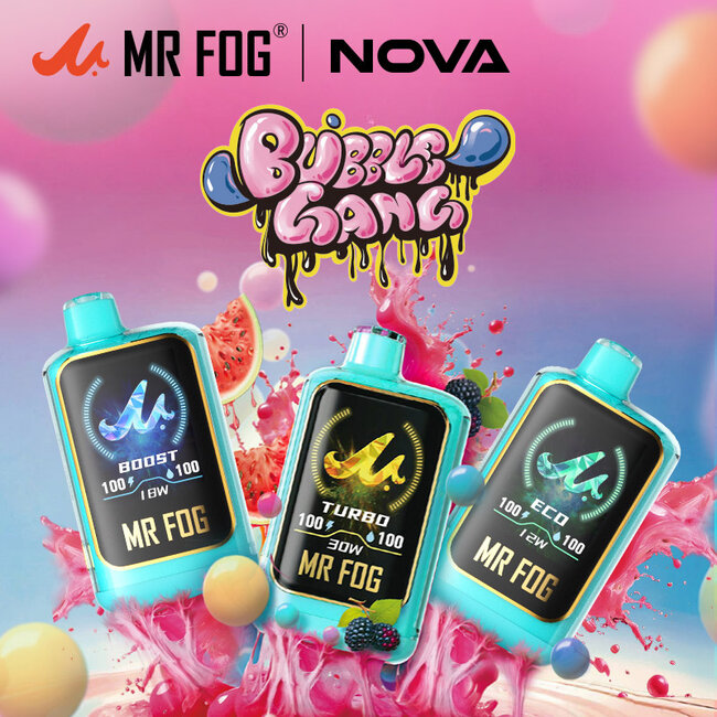 MR FOG MR FOG NOVA BUBBLE GANG  36K DISPOSABLE