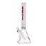 HOSS GLASS 14'' HOSS GLASS PYRAMID W/COLORED TOP TUBE BONG -H085