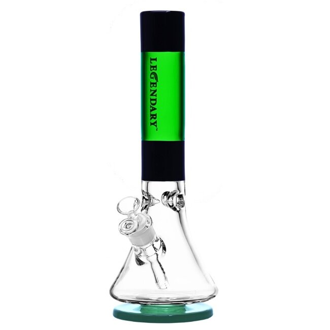LEGENDARY GLASS 14'' LEGENDARY COLORED ICE BEAKER BONG-LG366