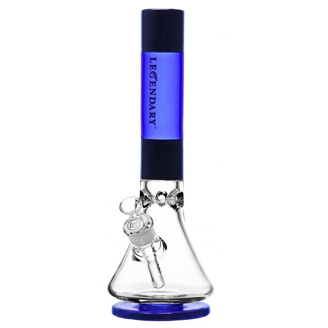 LEGENDARY GLASS 14'' LEGENDARY COLORED ICE BEAKER BONG-LG366