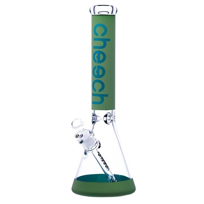 CHEECH GLASS 16'' 7MM CHEECH MATTE LOGO BEAKER BONG-CH-122