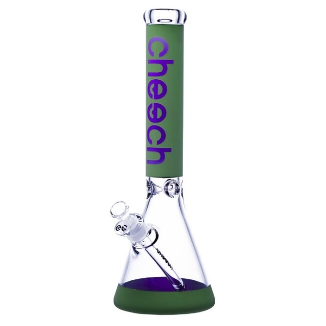 CHEECH GLASS 16'' 7MM CHEECH MATTE LOGO BEAKER BONG-CH-122