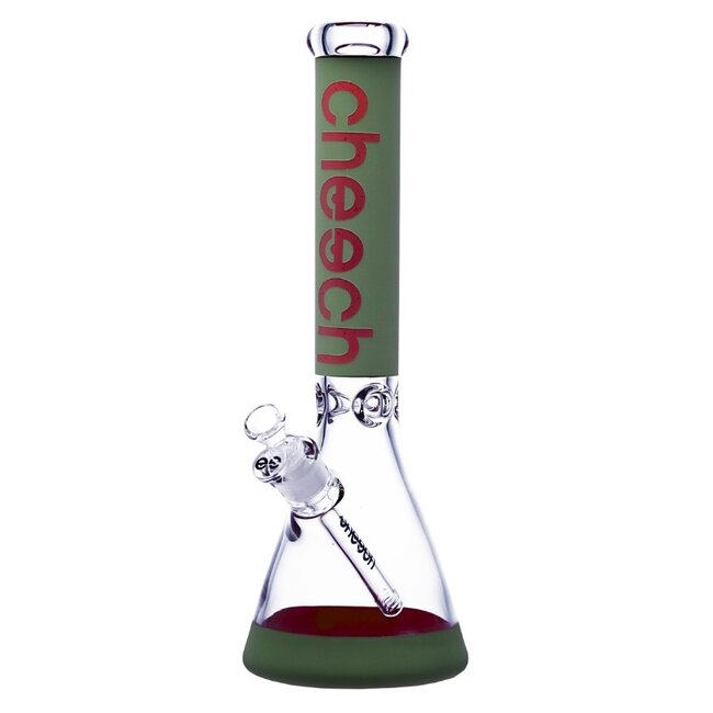 CHEECH GLASS 16'' 7MM CHEECH MATTE LOGO BEAKER BONG-CH-122