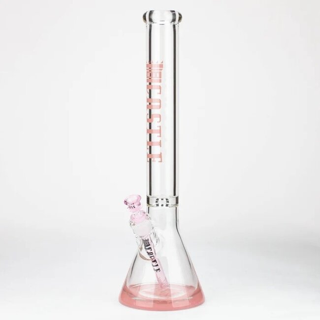 CASTLE GLASS 18'' 9MM COLOR LOGO CASTLE GLASS BONG-C-001B