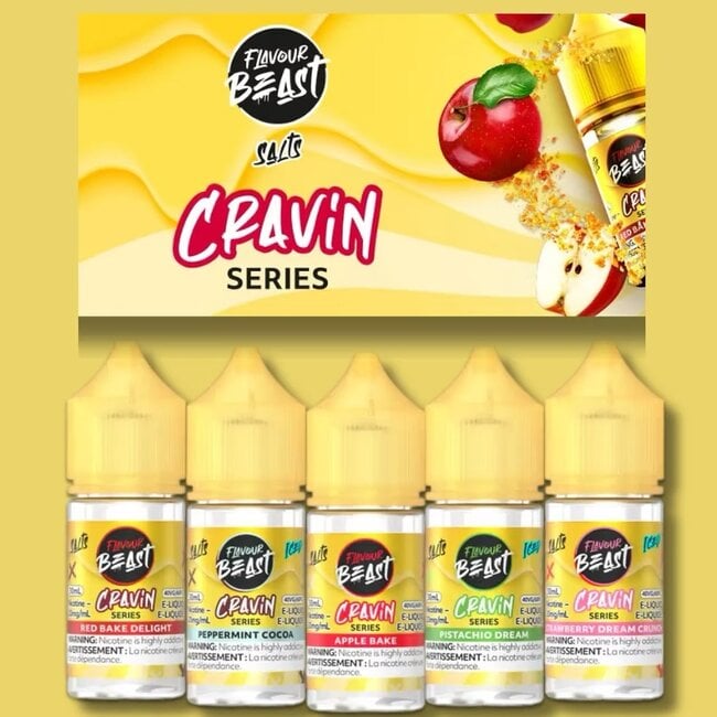 FLAVOUR BEAST FLAVOUR BEAST CRAVIN SERIES E-LIQUID SALT NIC