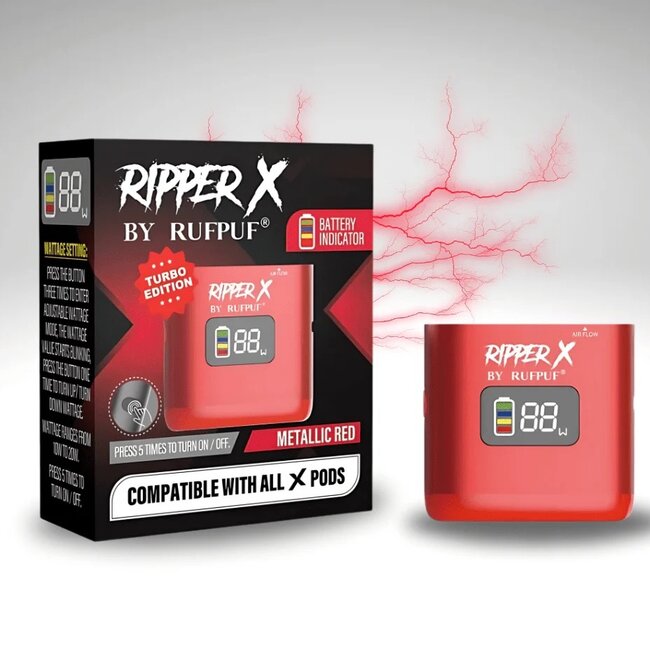 RUFPUF RIPPER X BY RUFPUF ULTRA VAPING DEVICE